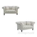 Sofa Kain Set 2 Seater Ruang Tamu Mebel Sofa